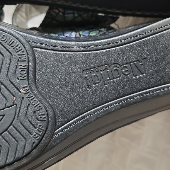 Alegria Women's Hologram Wedge Sandals Summer Shoes Size 38 - Picture 8 of 9